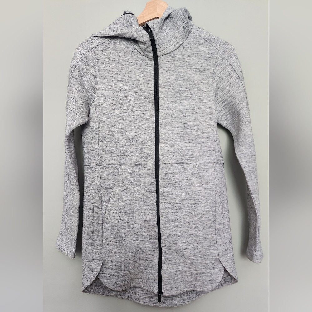 Lululemon Athletica Going Places Gray Hooded Jacket Size 4